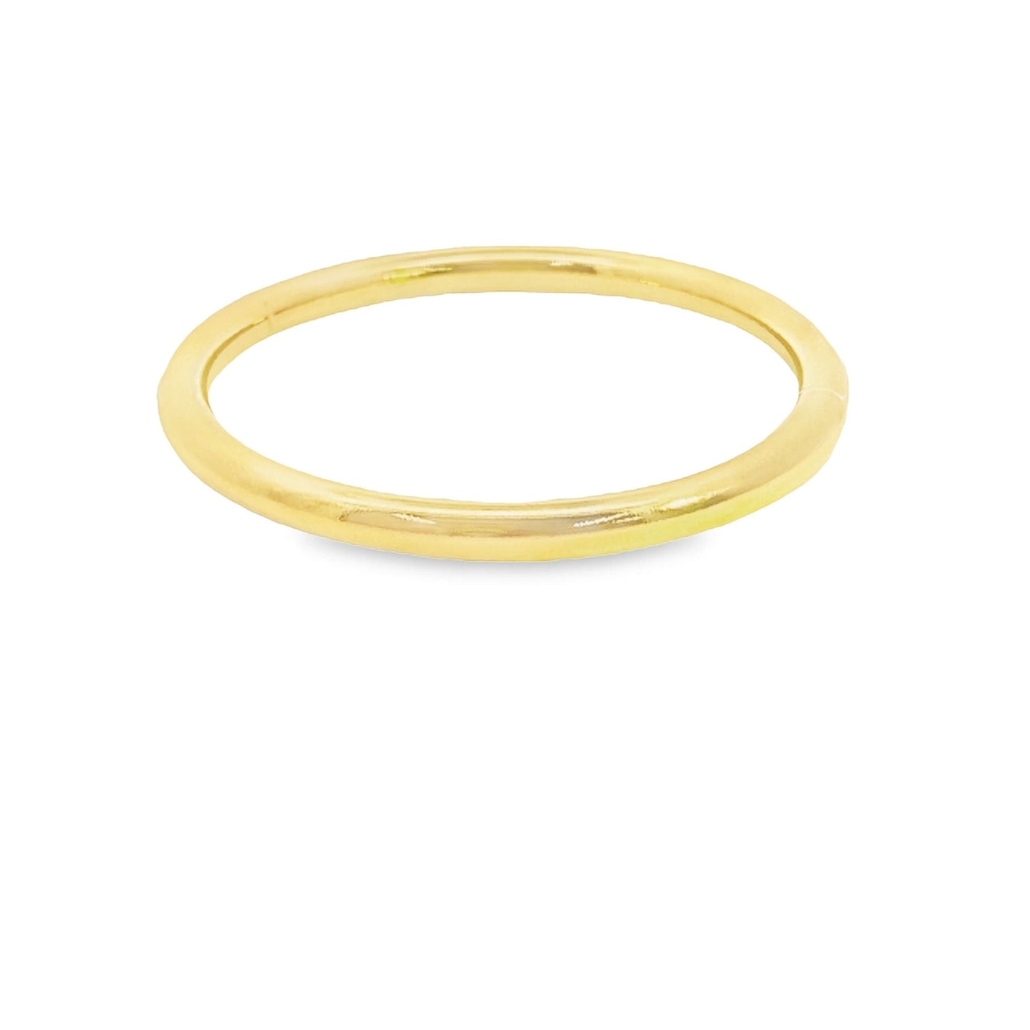 Thick Minimalist Round Bangle (B124)
