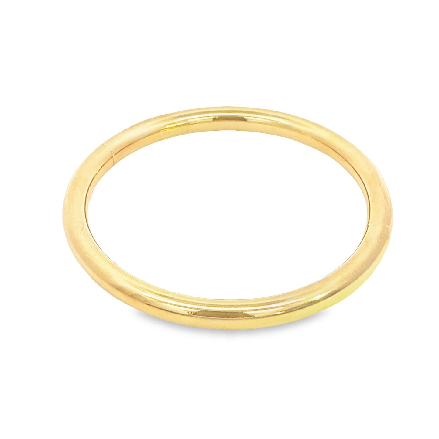 Thick Minimalist Round Bangle (B124)